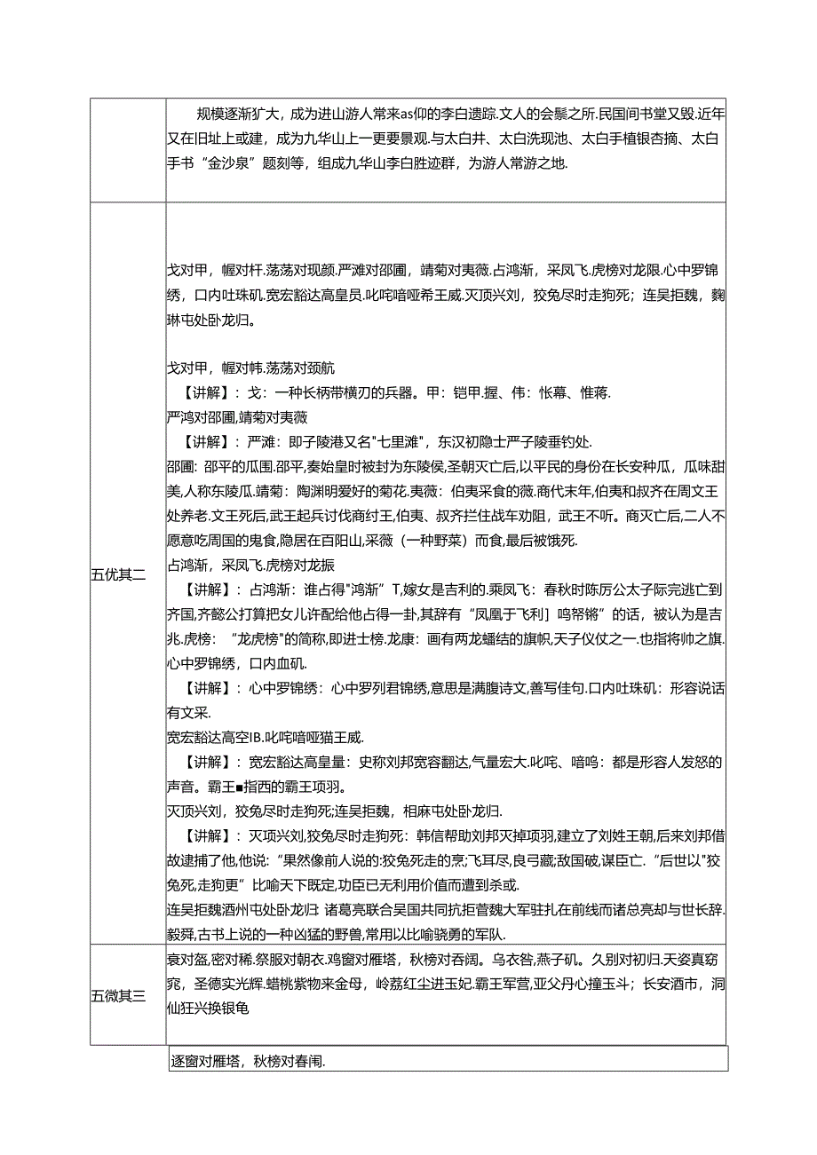 5.《笠翁对韵》五微教案 国学经典上半卷.docx_第3页