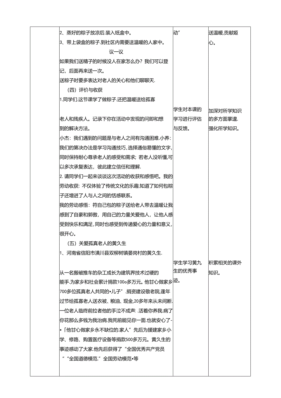 《15浓浓粽香 暖暖情谊》教案 川民版劳动教育六年级下册.docx_第3页