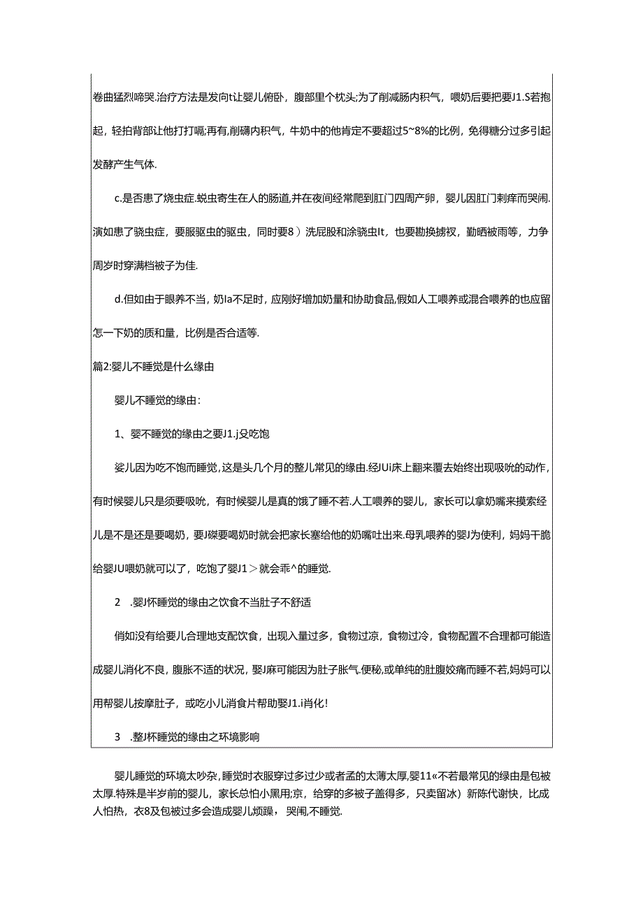 2024年半个月月婴儿不睡觉是什么原因（集锦10篇）.docx_第2页