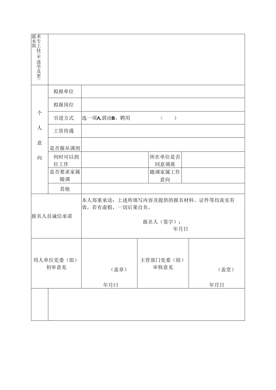 2024年引进法律服务急需紧缺人才报名表.docx_第2页