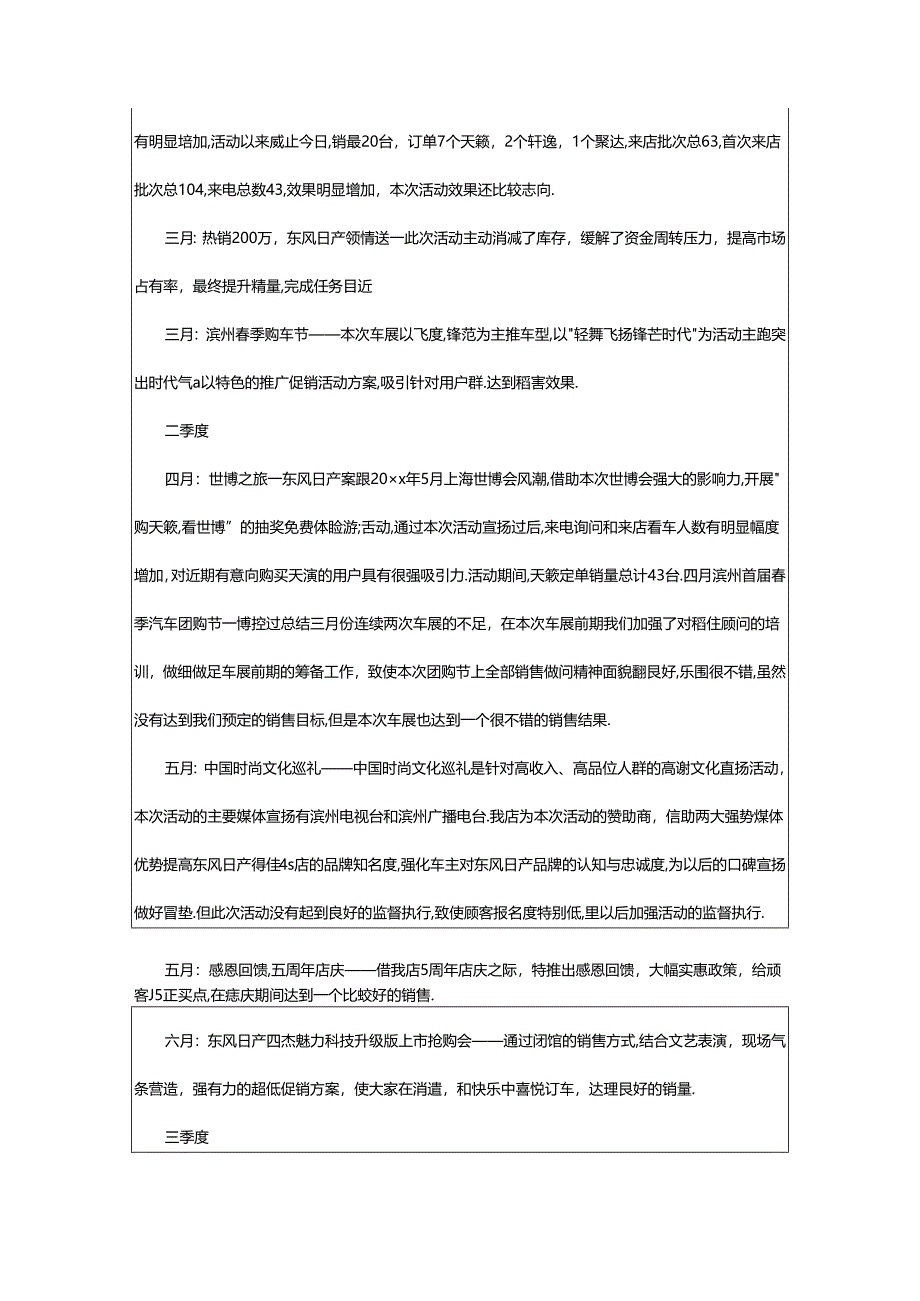 2024年4s店市场部工作计划.docx_第2页