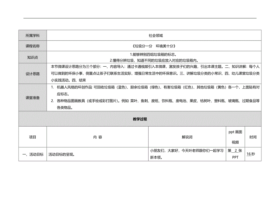 中班社会《垃圾分一分环境美十分》PPT课件教案中班社会《垃圾分一分环境美十分》教案.docx_第1页