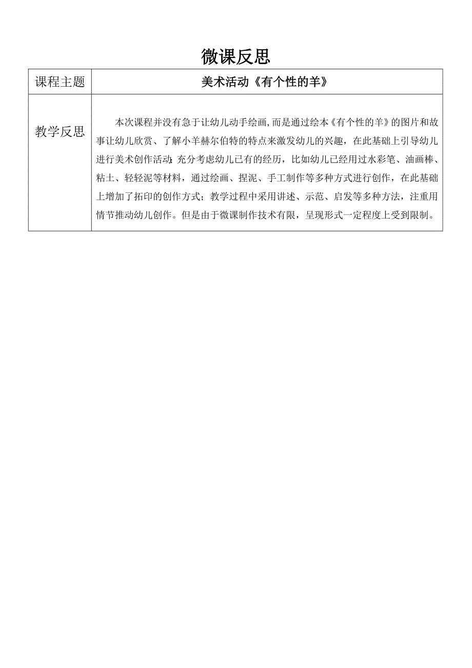 中班美术《有个性的羊》PPT课件教案微反思.docx_第1页