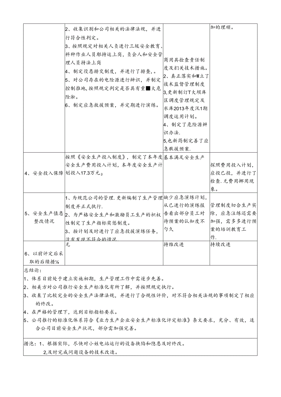 小姓电站安全生产标准化绩效评定和改进措施.docx_第2页