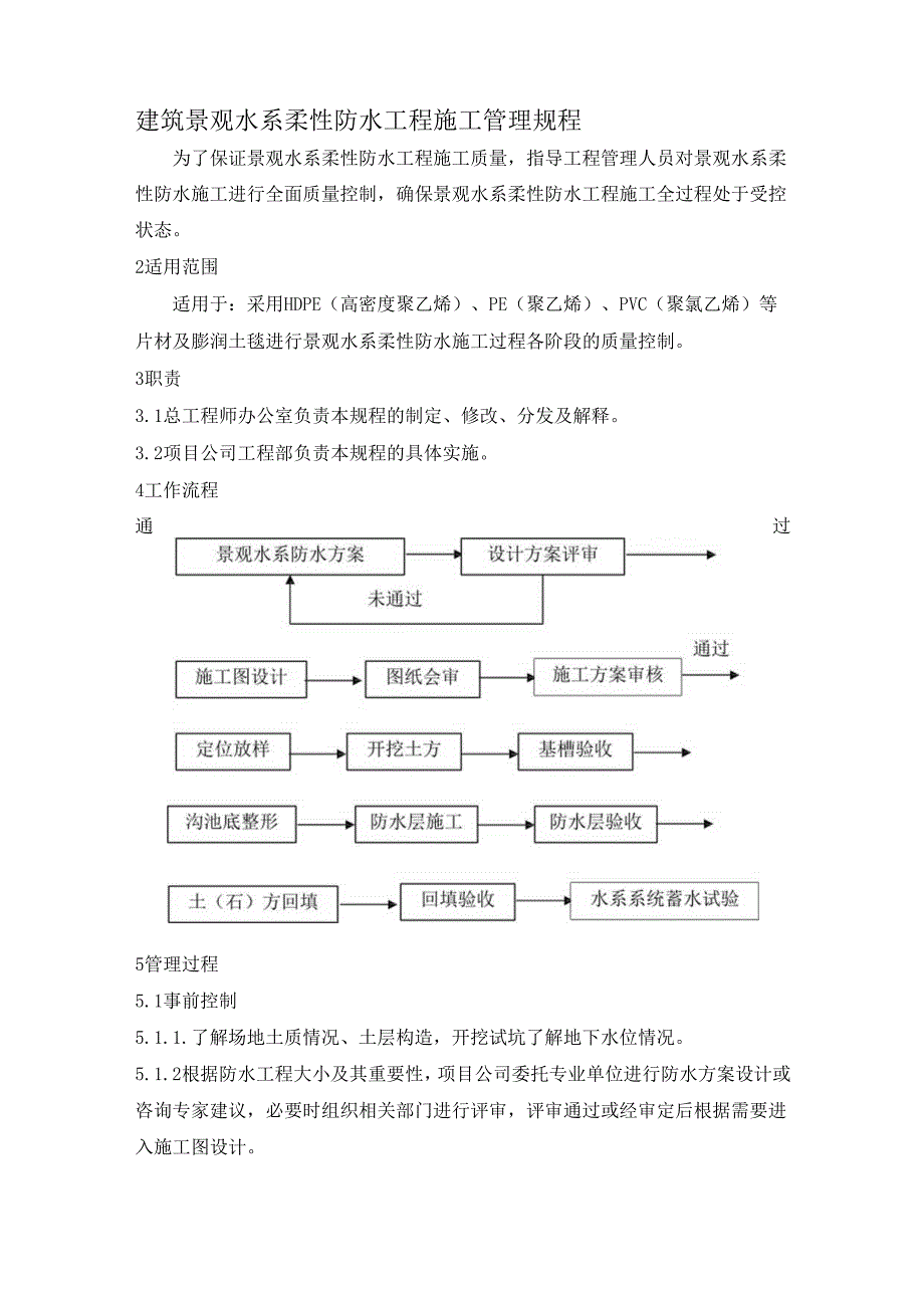 建筑景观水系柔性防水工程施工管理规程.docx_第1页