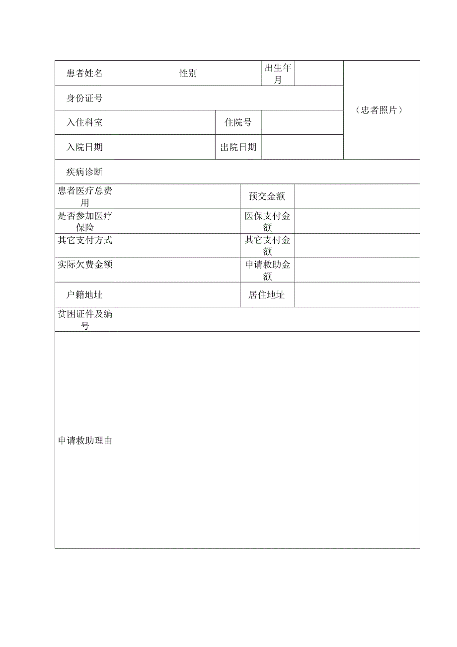 疾病应急救助基金申请表.docx_第2页