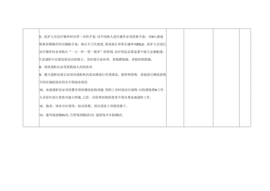 血液透析室医院感染管理质量考核标准(分值：100分).docx_第3页