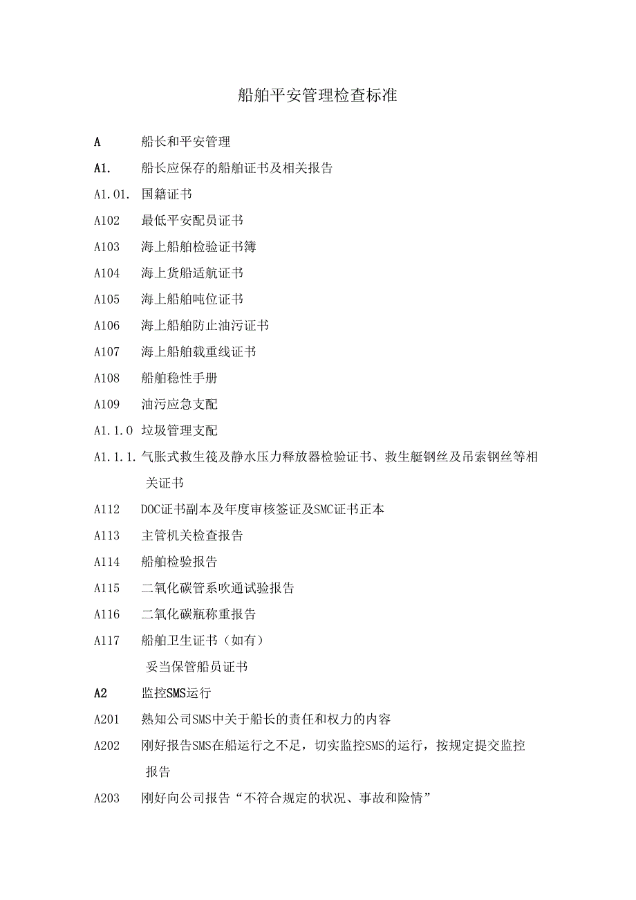 02船舶安全管理检查标准.docx_第1页