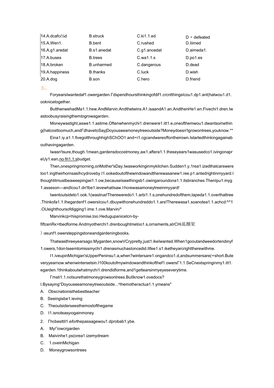 Module 5 A Lesson in a Lab.(习题巩固).docx_第3页