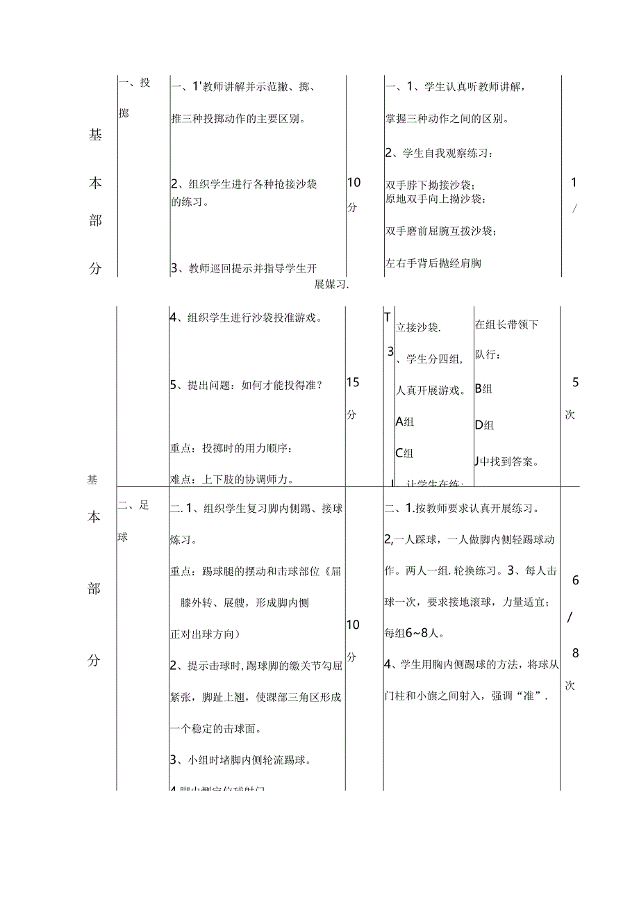 初二体育课全部教案.docx_第2页