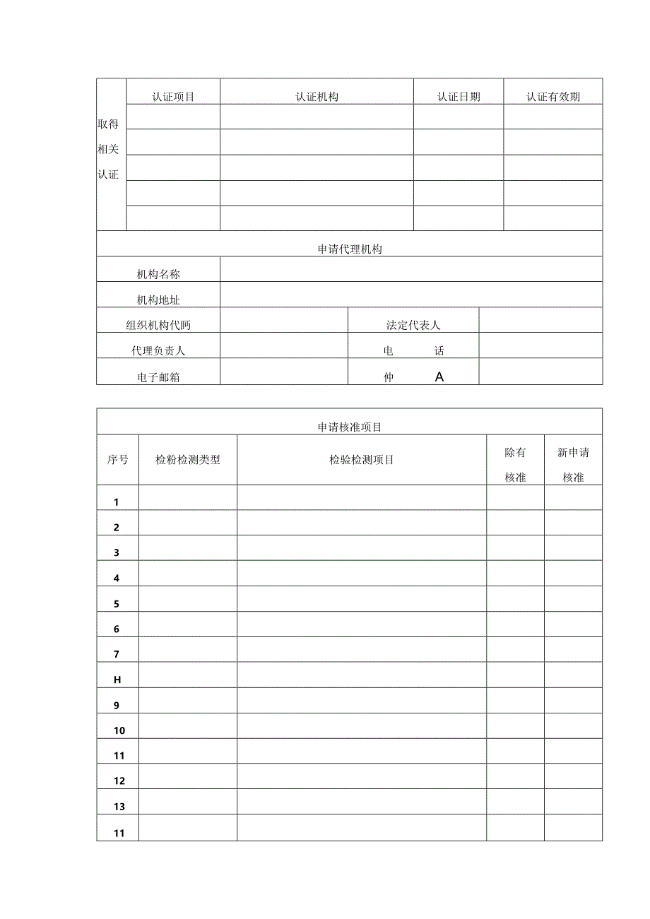 特种设备检验检测机构核准申请书模板.docx_第2页