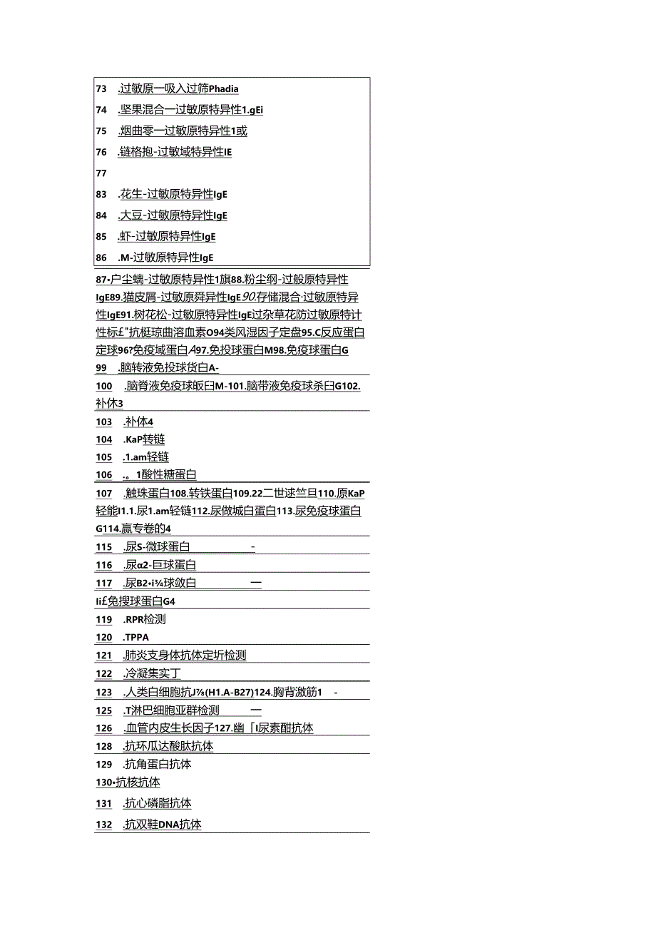 医院检验项目汇总表.docx_第3页