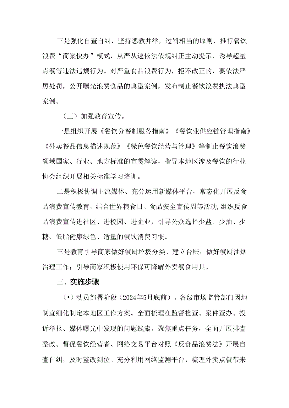 关于继续抓好外卖商家营销规范防止餐饮浪费工作实施方案.docx_第3页