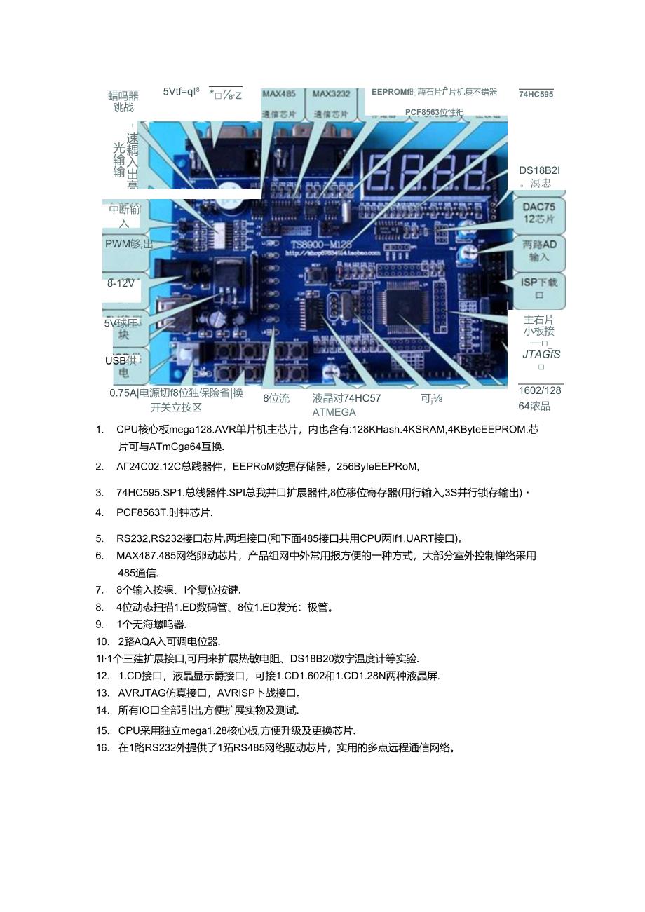 TS8900-M128单片机测试报告(广州大学).docx_第2页