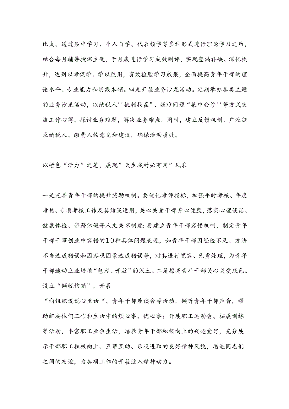 党课：培养青年干部成才为新时代税收现代化建设提高坚实人才保障.docx_第3页