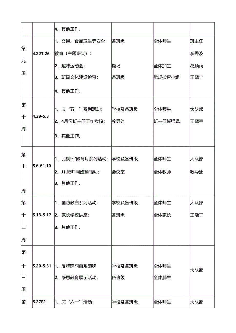 学校德育活动安排表.docx_第3页