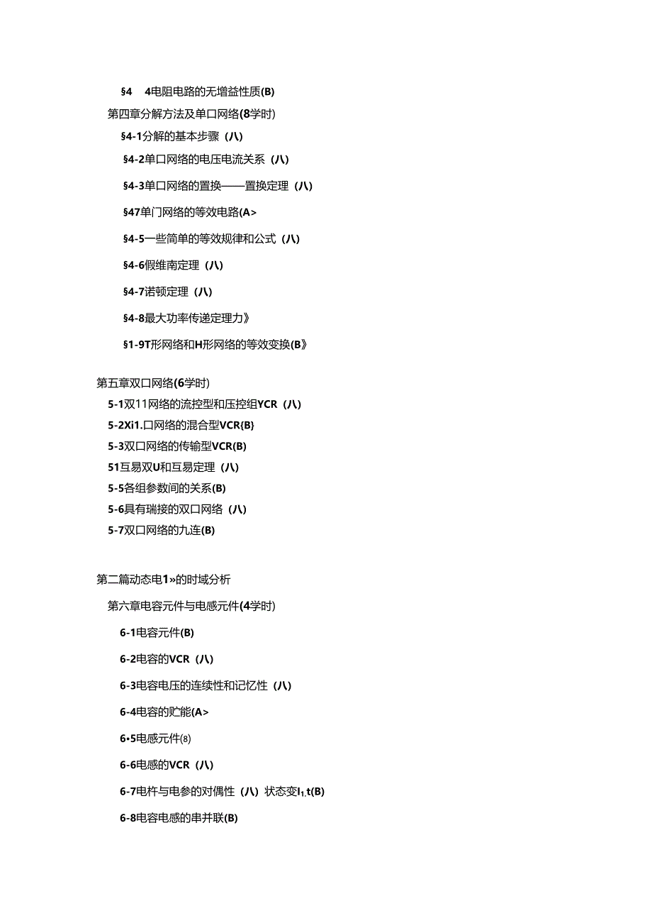 《电路分析》考试大纲.docx_第2页