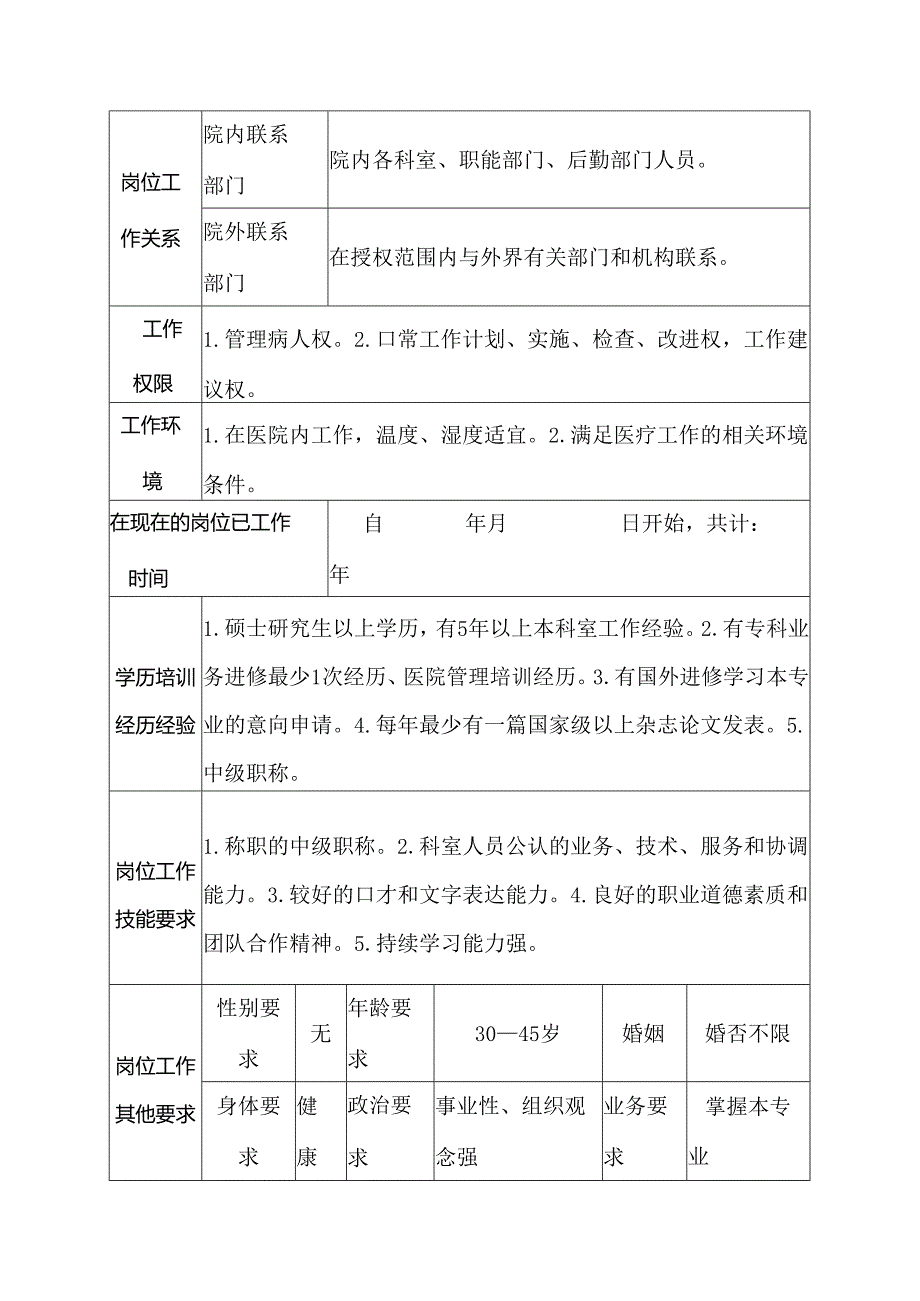 医院ICU科主治医师、讲师岗位说明书.docx_第3页