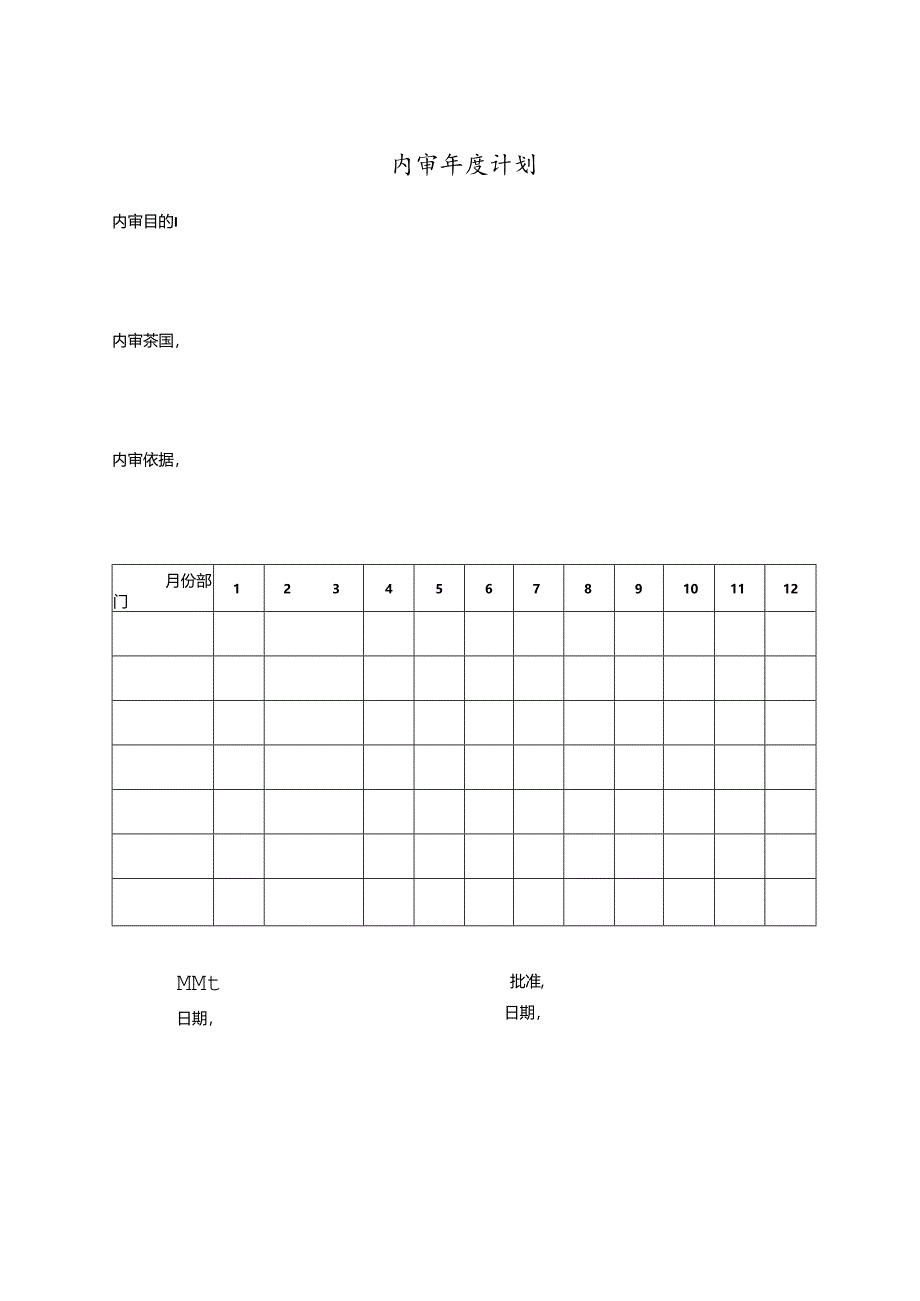 内审年度计划.docx_第1页