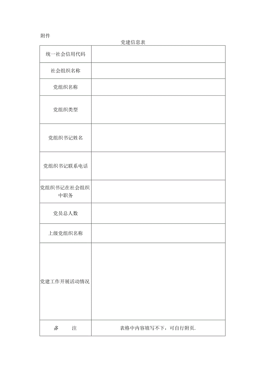 党建信息表.docx_第1页