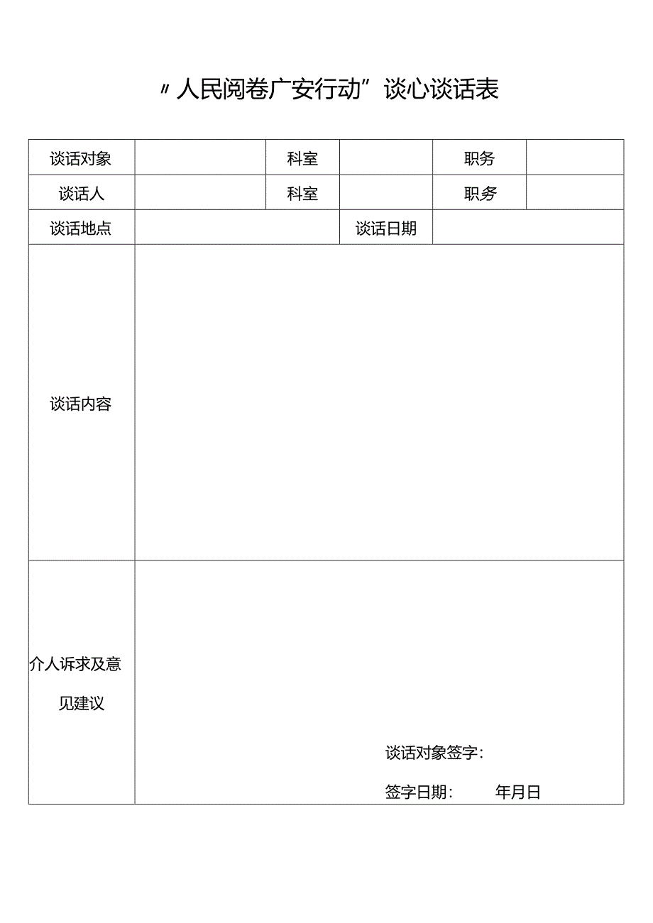 谈心谈话表.docx_第1页