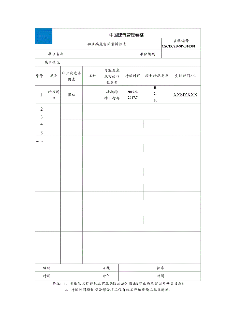 CSCEC8B-SP-B10391-职业病危害因素辨识表（新增）.docx_第1页