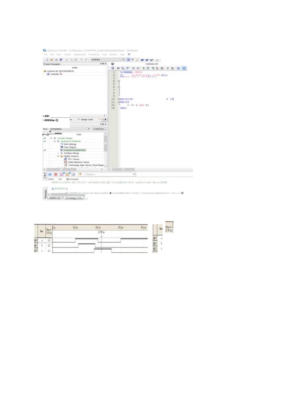 Quartus II 软件使用与 VHDL 基础程序设计实验报告.docx_第2页