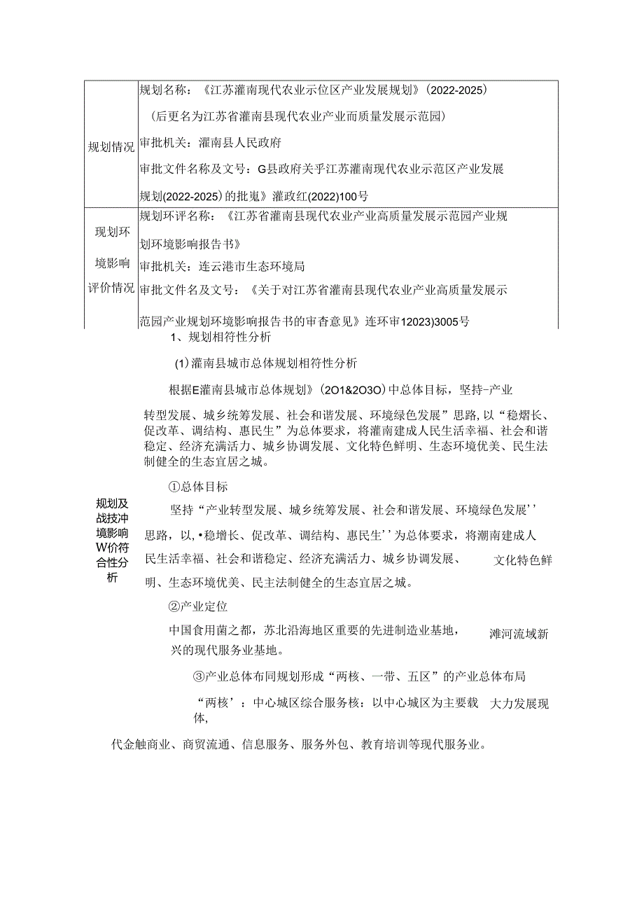 香如食品中央厨房建设及预制菜加工一期项目环评报告表.docx_第2页