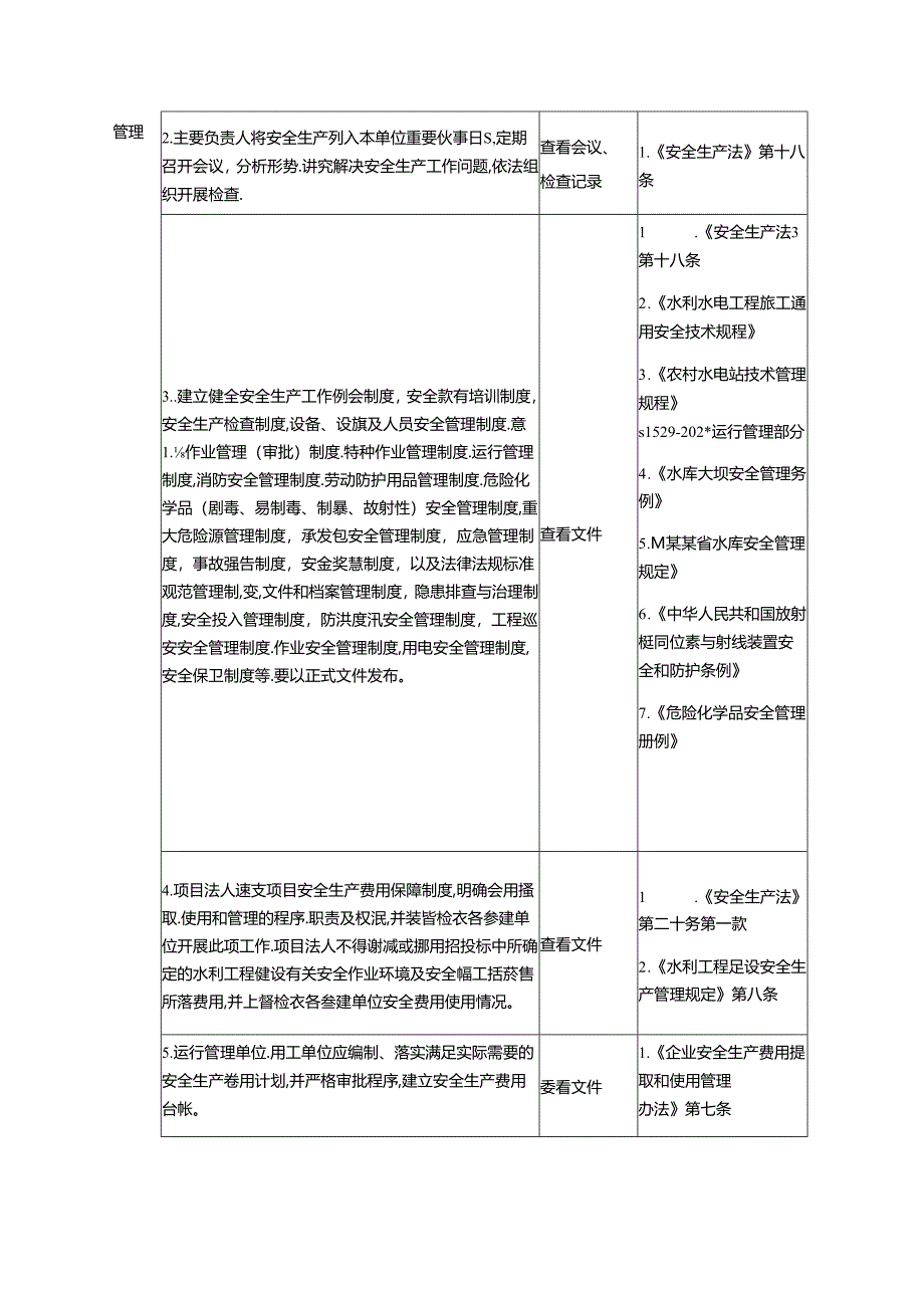 水利安全生产检查表.docx_第3页