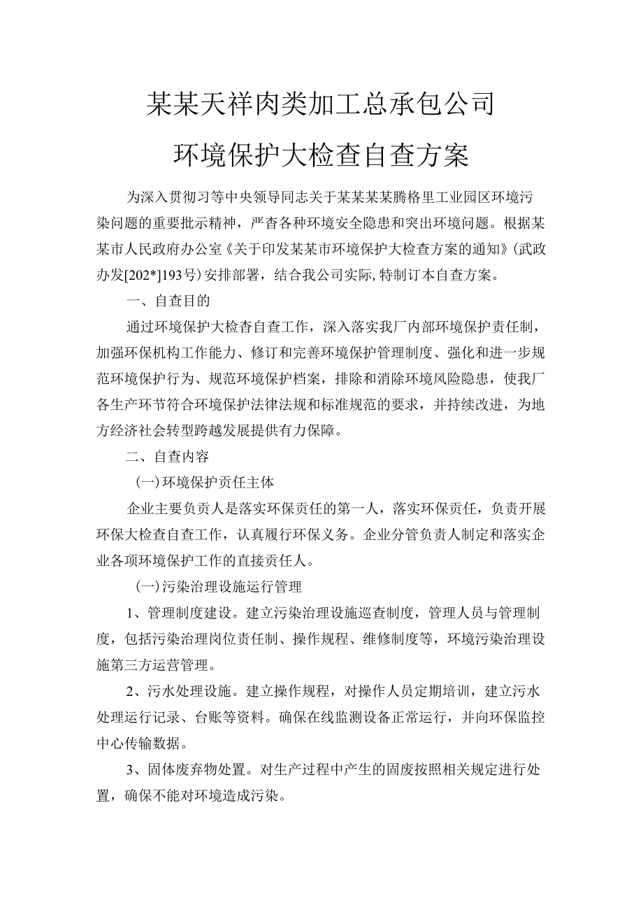 环境保护大检查方案.docx_第1页