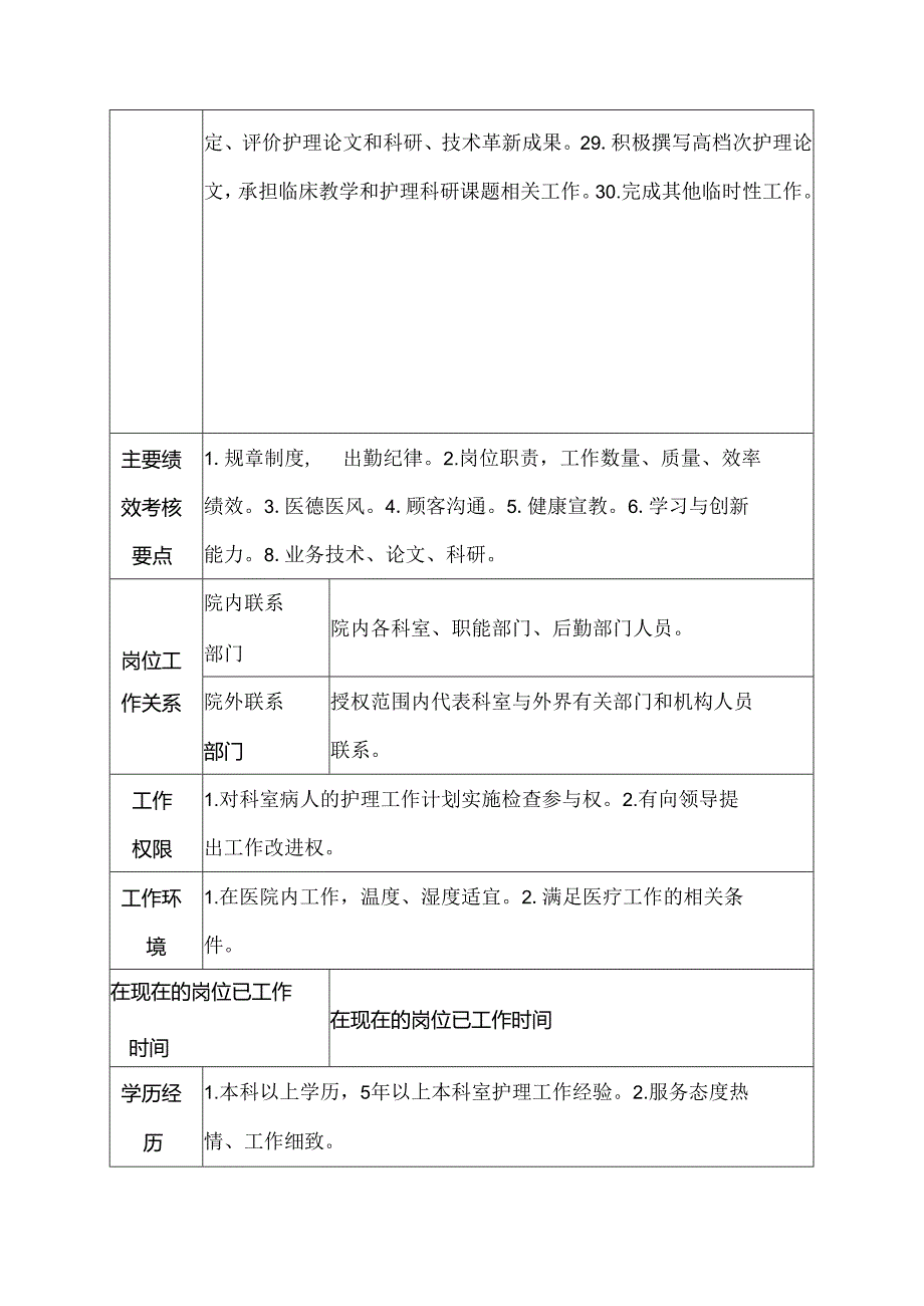 医院老年病科主任护师岗位说明书.docx_第3页