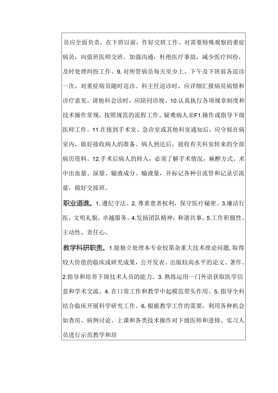 医院ICU科三线医师岗位说明书.docx_第2页