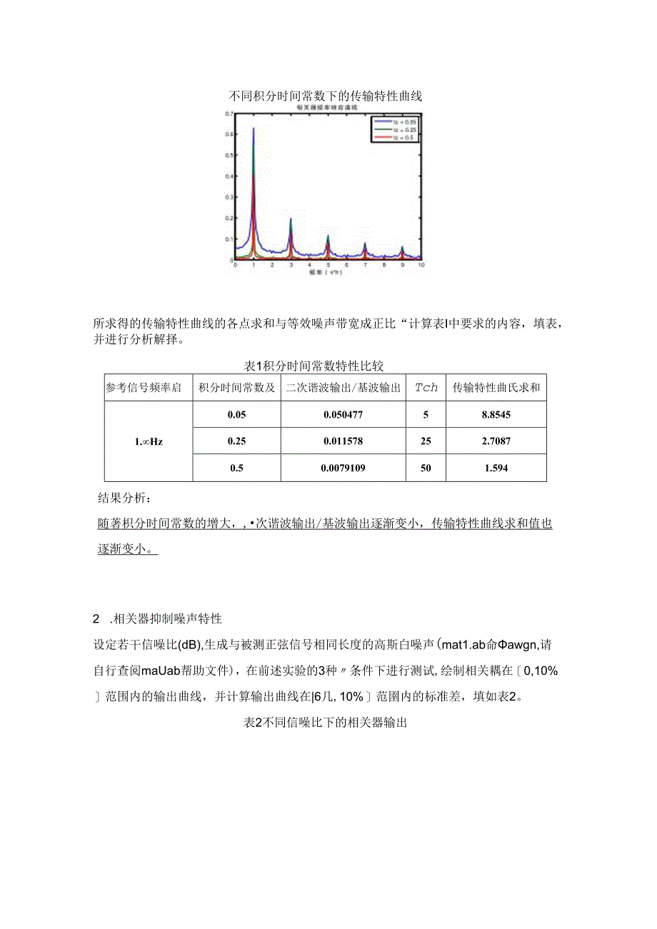 相关器的抗噪声特性与时间常数的影响.docx_第3页