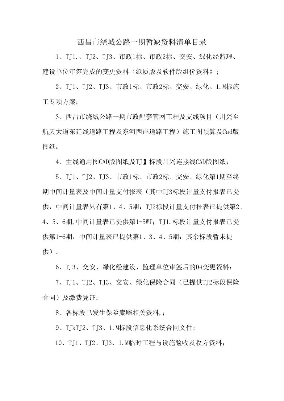 暂缺资料清单目录2022.1.12 .docx_第1页