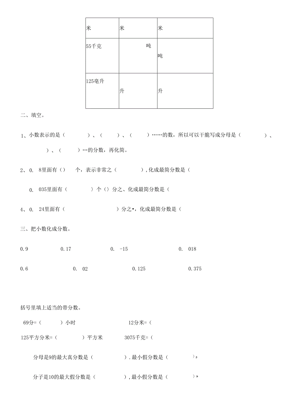 五年级下册分数和小数的互化练习题[1].docx_第3页