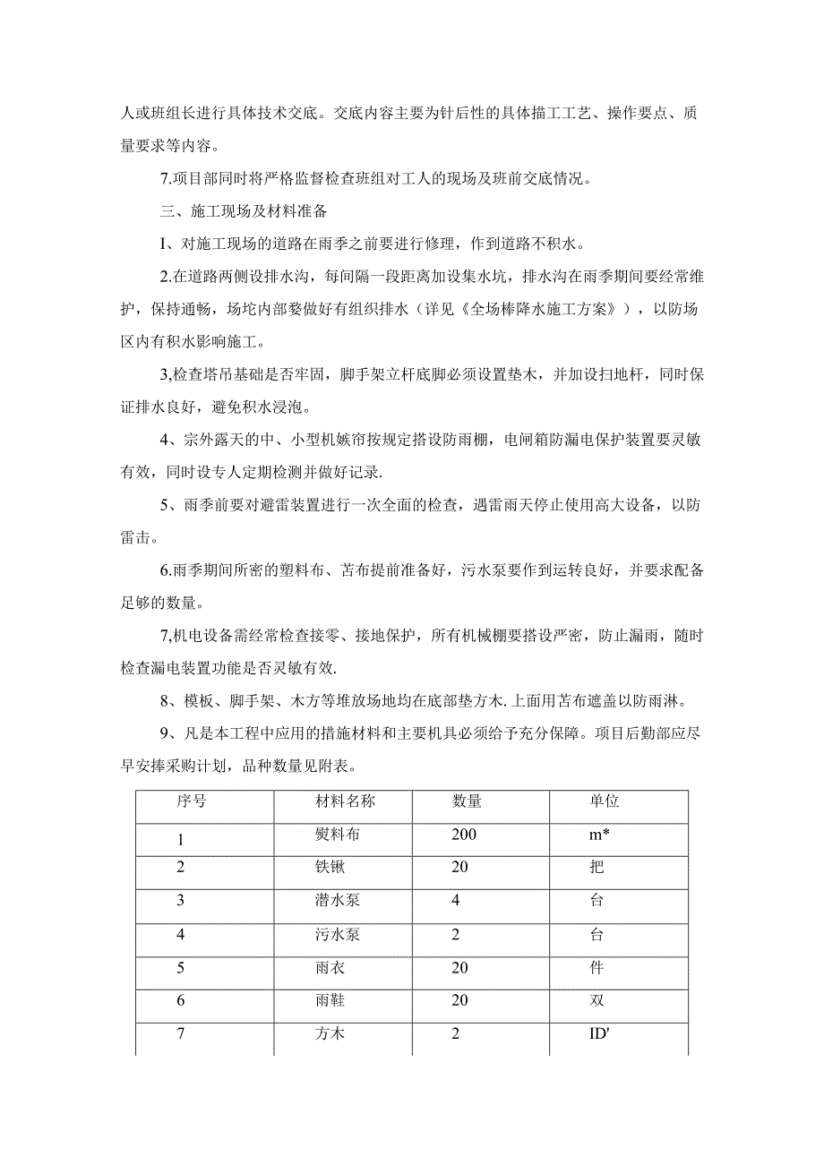 技术方案——第二章、雨季施工专项方案.docx_第2页