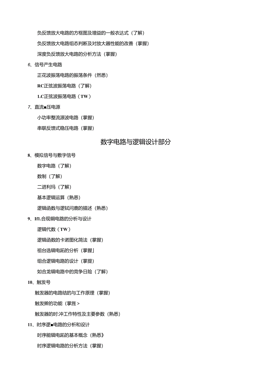 《电子技术基础》考试大纲.docx_第2页