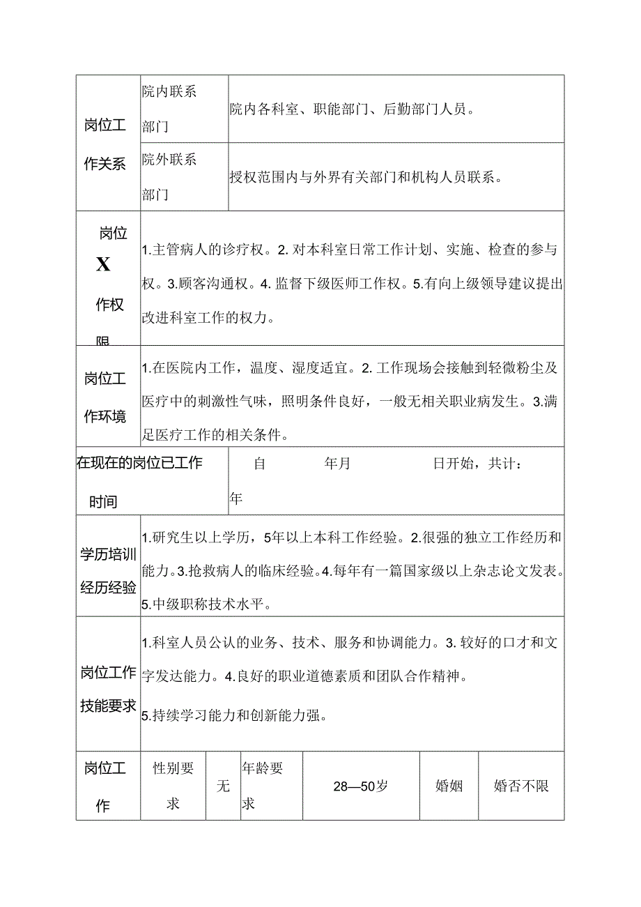 医院神经内科住院总医师岗位说明书.docx_第3页