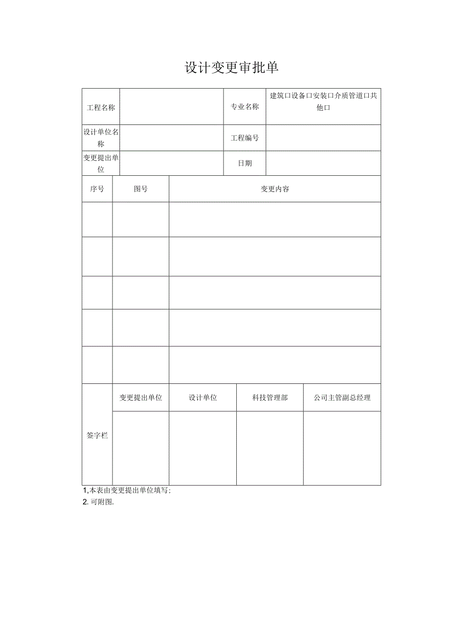 设计变更审批单.docx_第1页