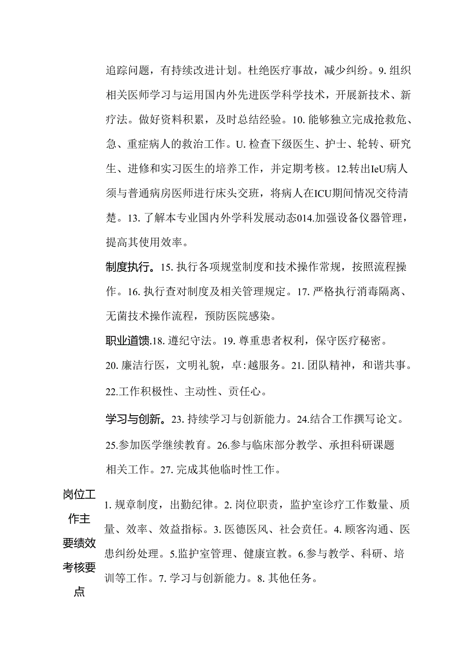 医院神经内科监护室医师岗位说明书.docx_第2页