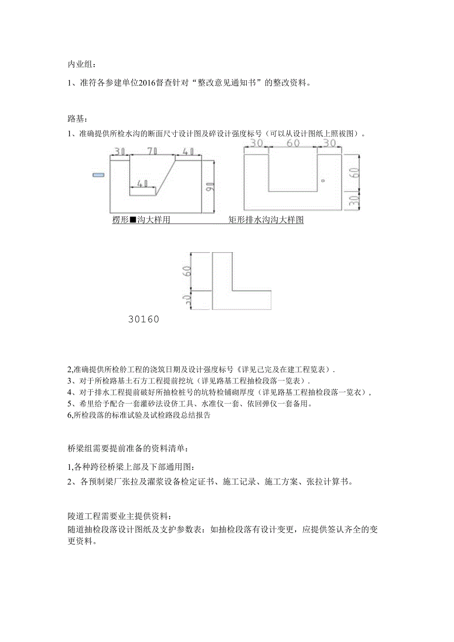 各组需要提前准备的资料清单（功东）.docx_第1页