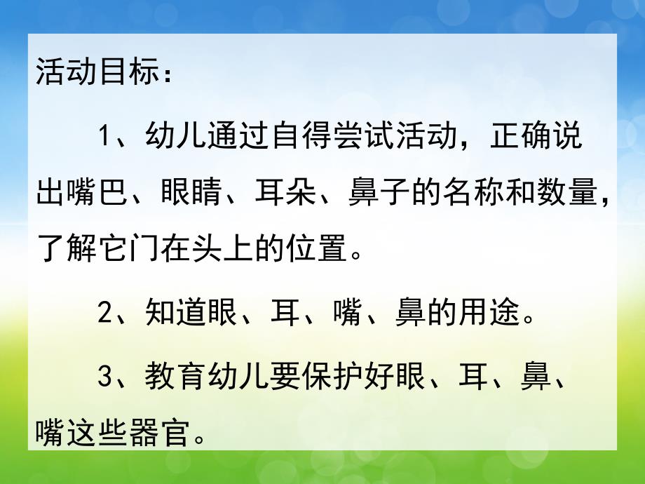 小班健康《我的小脸》PPT课件教案PPT课件.pptx_第2页