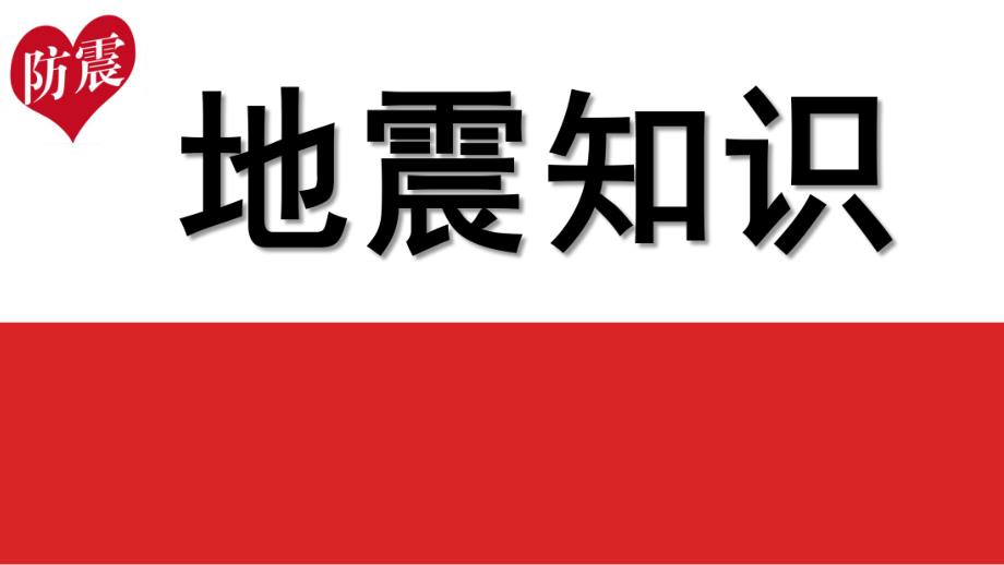 幼儿园《地震知识》PPT课件幼儿园--地震知识讲座完整版.pptx_第1页