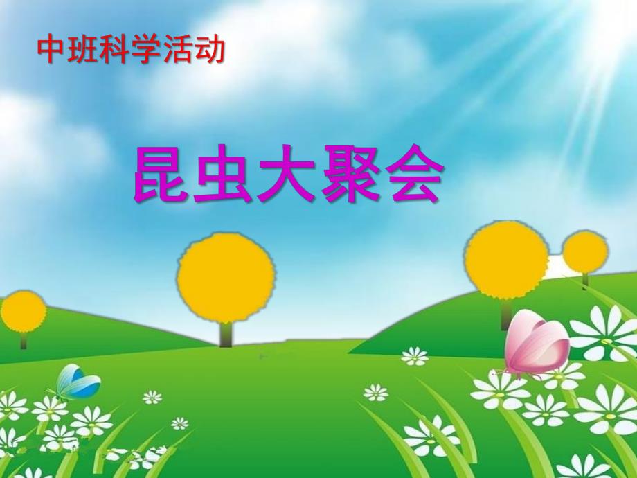 中班科学活动《昆虫大聚会》PPT课件幼儿园中班上册科学小蚂蚁PPT课件.ppt_第1页