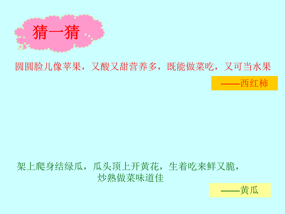 幼儿园科学认知活动《各种各样的蔬菜》PPT课件教案蕾蕾班科学认知活动《各种各样的蔬菜》.pptx_第2页