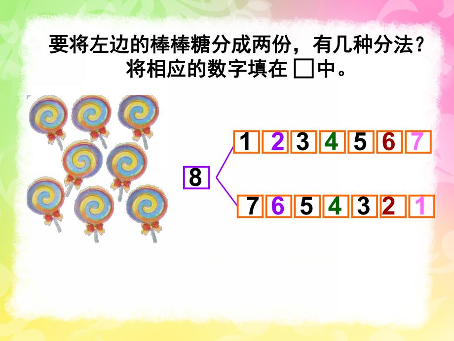 幼儿园《8的组成加减法》PPT课件教案8的组成加减法.pptx_第2页