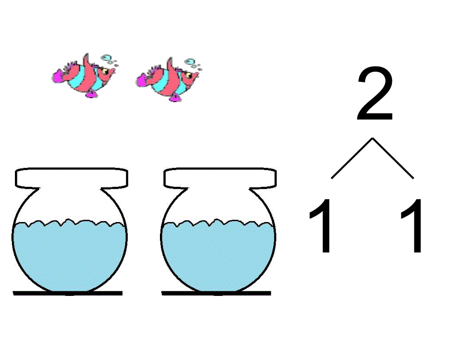 幼儿园数学《分小鱼》PPT课件大班数学4的分成分小鱼.ppt_第2页