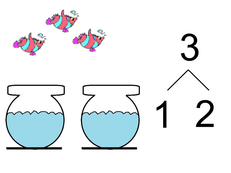 幼儿园数学《分小鱼》PPT课件大班数学4的分成分小鱼.ppt_第3页