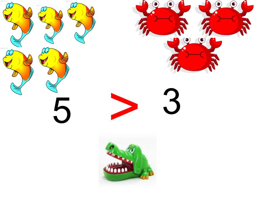 大班数学《大于号、小于号》PPT课件教案幼儿园大班数学《大于号、小于号》课件.ppt_第3页