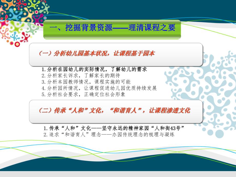 幼儿园课程资源的开发与利用“人和文化和谐课程”PPT课件幼儿园课程资源的开发与利用“人和文化和谐课程”PPT课件.ppt_第3页